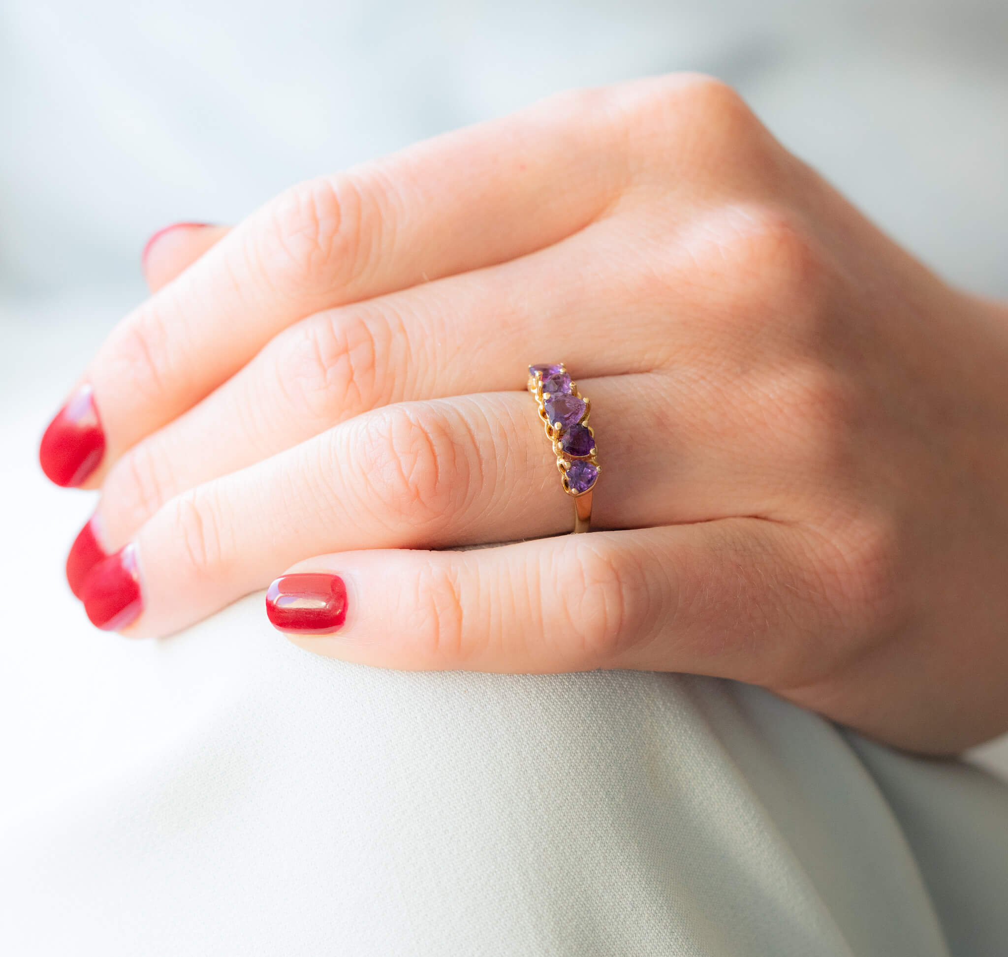 vintage amethist ring